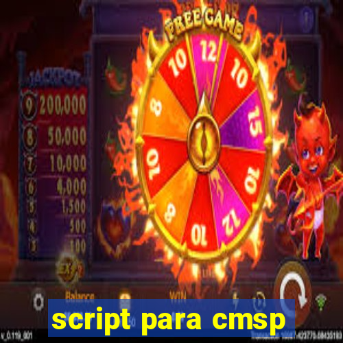 script para cmsp